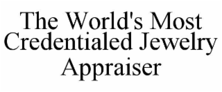 THE WORLD'S MOST CREDENTIALED JEWELRY APPRAISER