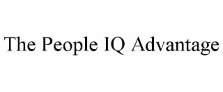 THE PEOPLE IQ ADVANTAGE