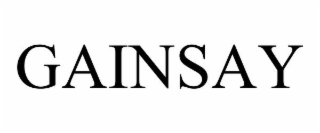 GAINSAY