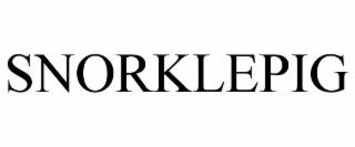 SNORKLEPIG