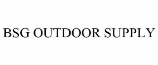BSG OUTDOOR SUPPLY