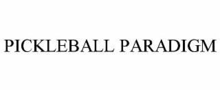 PICKLEBALL PARADIGM
