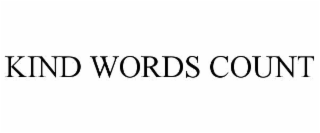 KIND WORDS COUNT