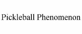 PICKLEBALL PHENOMENON