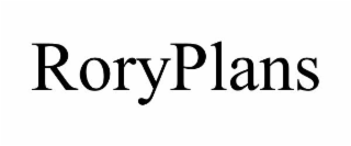 RORYPLANS