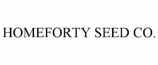 HOMEFORTY SEED CO.