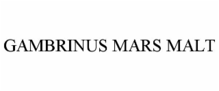 GAMBRINUS MARS MALT