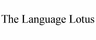 THE LANGUAGE LOTUS