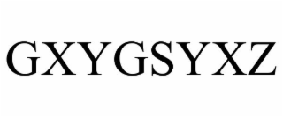 GXYGSYXZ