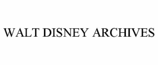 WALT DISNEY ARCHIVES