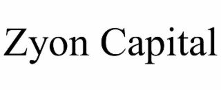 ZYON CAPITAL