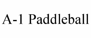 A-1 PADDLEBALL