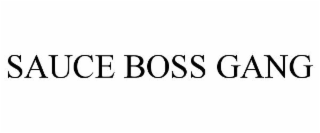 SAUCE BOSS GANG