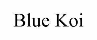 BLUE KOI