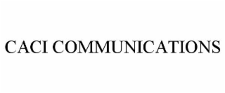 CACI COMMUNICATIONS