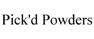 PICK'D POWDERS