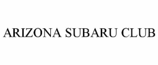 ARIZONA SUBARU CLUB