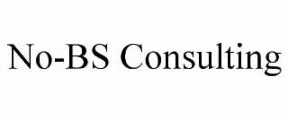 NO-BS CONSULTING