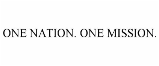 ONE NATION. ONE MISSION.
