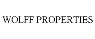 WOLFF PROPERTIES