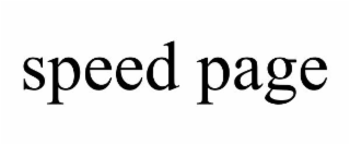 SPEED PAGE