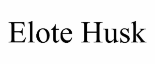 ELOTE HUSK