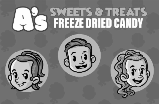 A'S SWEETS & TREATS FREEZE DRIED CANDY