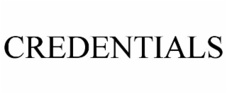 CREDENTIALS