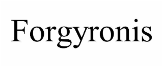 FORGYRONIS