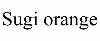 SUGI ORANGE