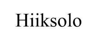 HIIKSOLO