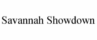 SAVANNAH SHOWDOWN
