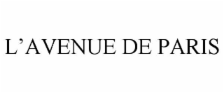 L'AVENUE DE PARIS