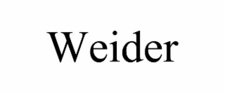 WEIDER