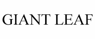 GIANT LEAF