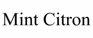 MINT CITRON