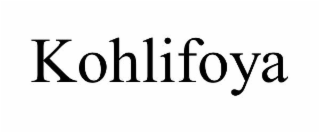 KOHLIFOYA