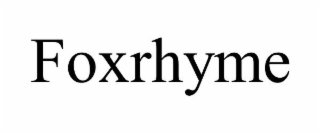 FOXRHYME