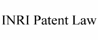 INRI PATENT LAW
