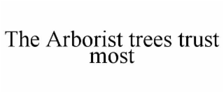 THE ARBORIST TREES TRUST MOST