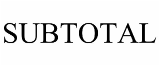 SUBTOTAL