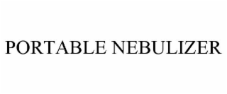 PORTABLE NEBULIZER
