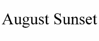 AUGUST SUNSET