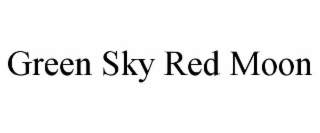 GREEN SKY RED MOON