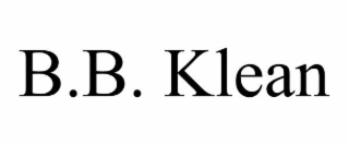 B.B. KLEAN