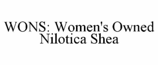 WONS: WOMEN'S OWNED NILOTICA SHEA