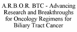 A.R.B.O.R. BTC - ADVANCING RESEARCH AND BREAKTHROUGHS FOR ONCOLOGY REGIMENS FOR BILIARY TRACT CANCER