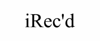IREC'D