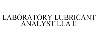 LABORATORY LUBRICANT ANALYST LLA II