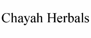 CHAYAH HERBALS